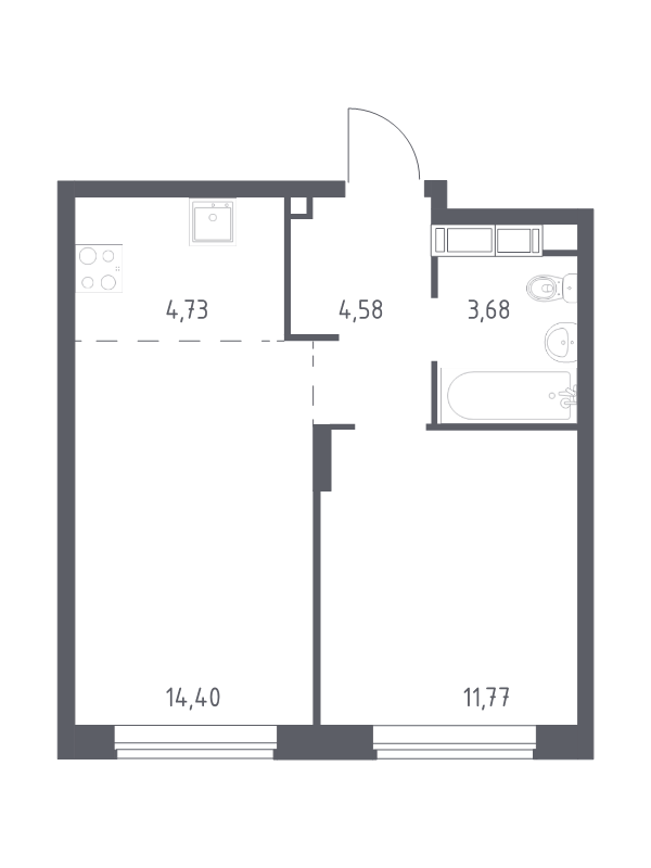 Продажа 1-комн квартиры в новостройке Балашиха г., Павлино мкр.,  к. 32