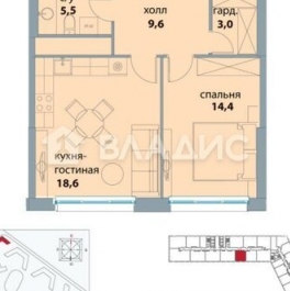 Продажа 1-комн квартиры на вторичном рынке Шелепихинская набережная,  д. 34 к5