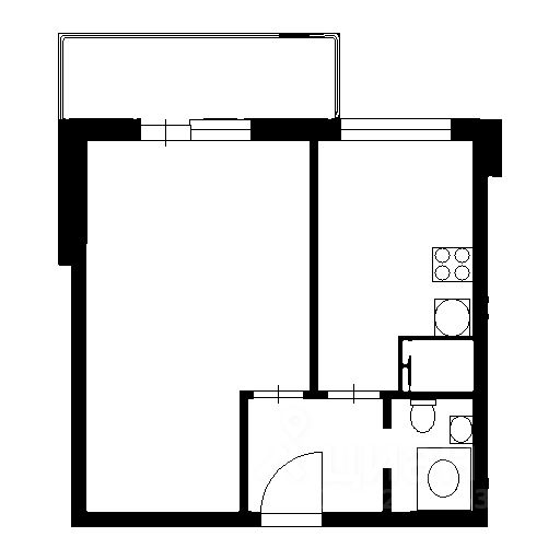 Продажа 1-комн квартиры на вторичном рынке проспект Маршала Блюхера, 8к1