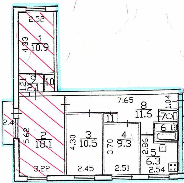 Продажа комнаты территория Горелово Школьная улица,  д. 43