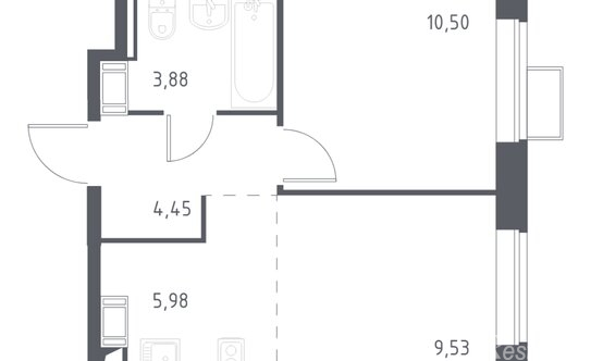Продажа 1-комн квартиры на вторичном рынке Видное г, Мисайлово пгт, Героя России Филипова (Пригород Лесное) ул,  д. 10
