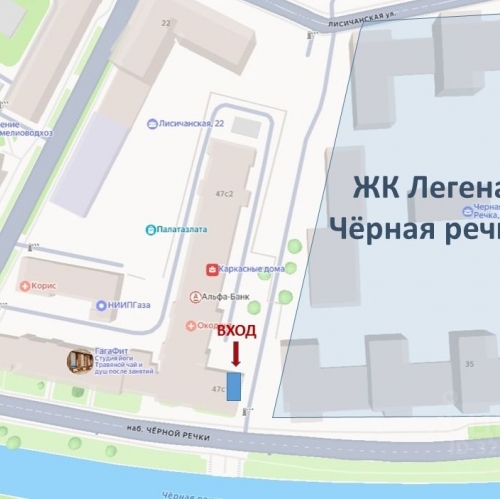 Помещение свободного назначения набережная Чёрной речки,  д. 41 литВ