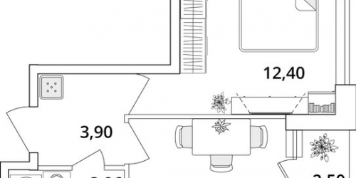 1-комн квартира ул Кубинская,  д. 82,  к. 3