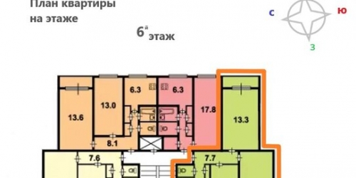 3-комн квартира Луначарского пр-кт,  д. 80,  к. 2