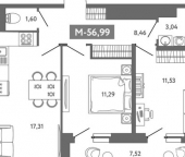 Продать Квартиры вторичка Чирикова ул  5 с1 