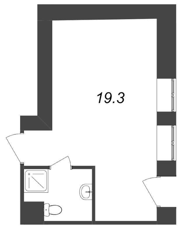 Продажа студии Санкт-Петербург г., Майков пер.