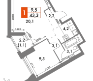 Продажа квартир в ЖК Москва г., Академика Волгина ул.,  к. 3
