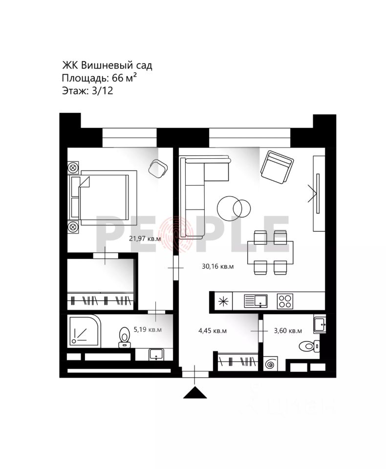 Продажа 2-комн квартиры на вторичном рынке Мосфильмовская улица, 1С28