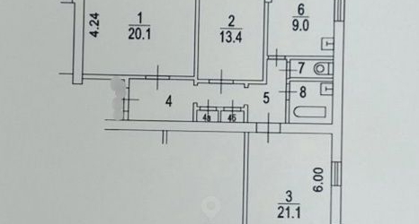 Комната улица Ивана Бабушкина, 24