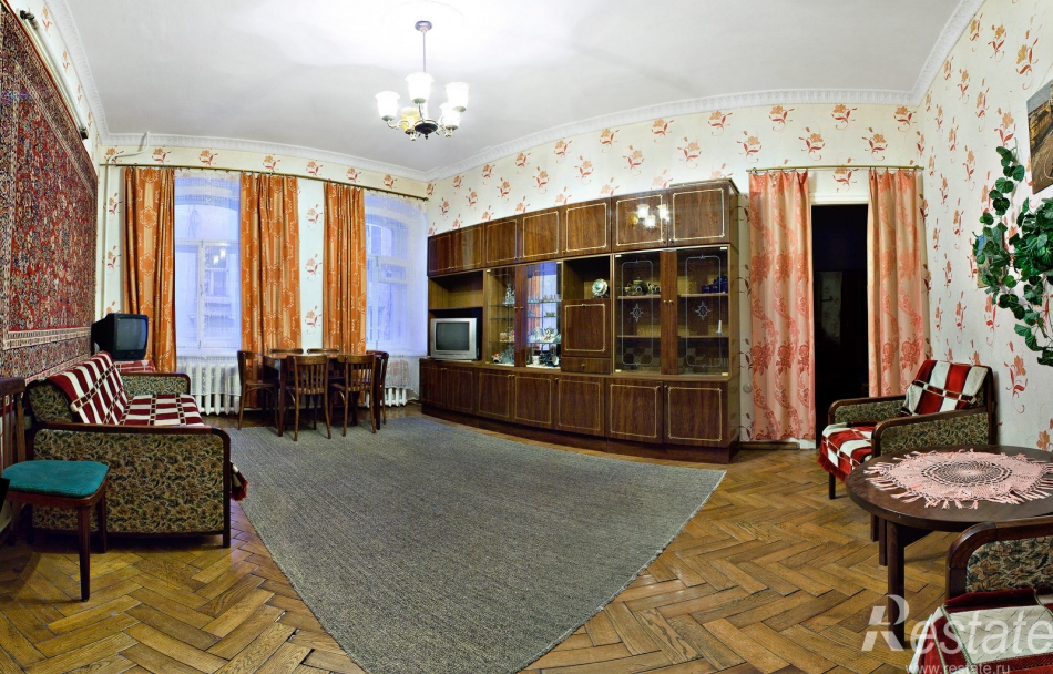 Аренда 3-комн квартиры на вторичном рынке угол между Солдатский пер и Восстания ул,  д. 1