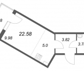 Продать Квартиры в новостройке Стрельна п., Будённого пр-кт   5.5