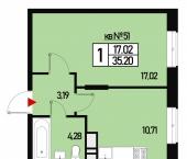 Продать Квартиры в новостройке ул. Генерала Донскова, дом 23, корпус 1   