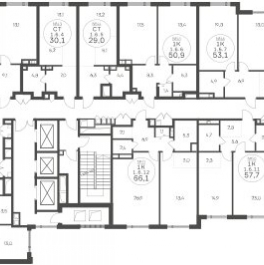 Продажа 2-комн квартиры в новостройке ул Крылатская,  д. 33,  к. 1