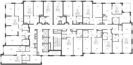 Продажа 2-комн квартиры в новостройке ул Крылатская,  д. 33,  к. 1