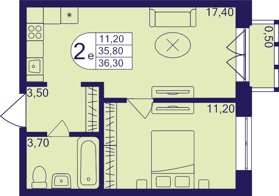 Продажа 1-комн квартиры в новостройке Балашиха г., Железнодорожный мкр.,  к. 610