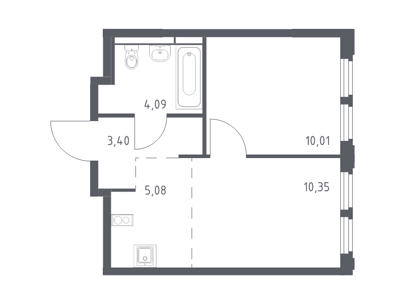 Продажа 1-комн квартиры в новостройке Королёв г., Тихонравова ул.,  к. 1