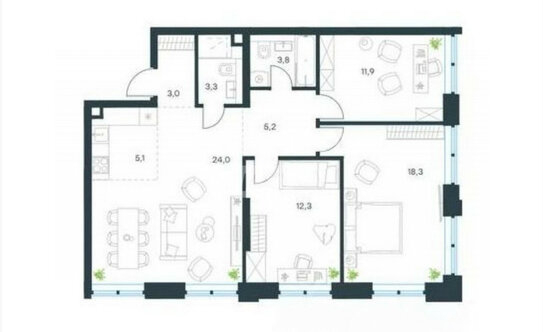 Продажа 4-комн квартиры на вторичном рынке Причальный проезд,  д. 10 к1