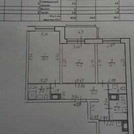 Продажа 3-комн квартиры на вторичном рынке Среднерогатская ул,  д. 20,  к. 1