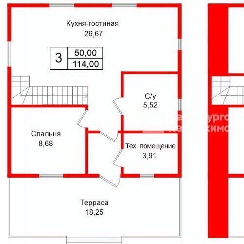 Коттедж/дом пос. Правдино, улица Центральная, 49