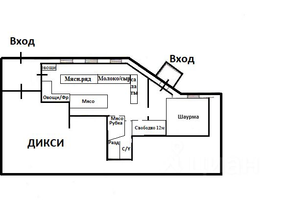 Аренда торгового помещения улица Перерва,  д. 58