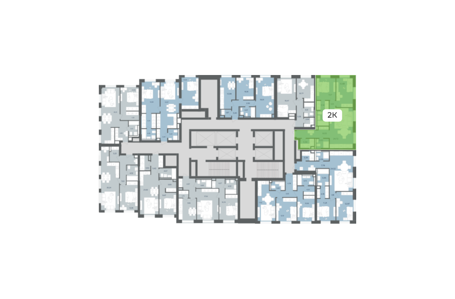 Продажа 2-комн квартиры в новостройке ул. Южнопортовая, вл. 21, стр. 53-54