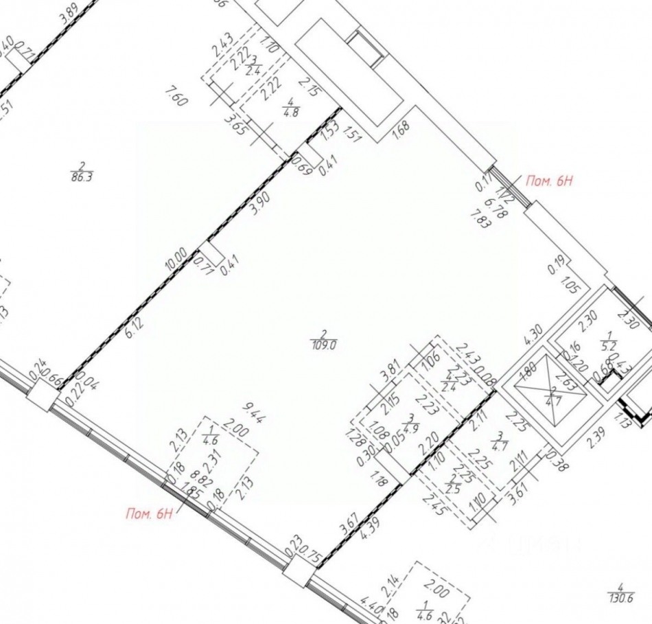 Аренда торгового помещения Марка Шагала наб,  д. 11 к1