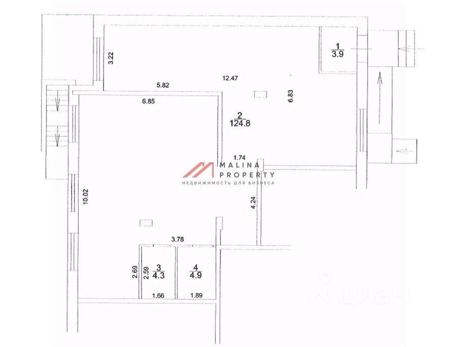 Продажа торгового помещения Лыткарино, Колхозная улица,  д. 6 к1