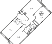 Продать Квартиры в новостройке Заречье п., Каштановая ул.   6.2