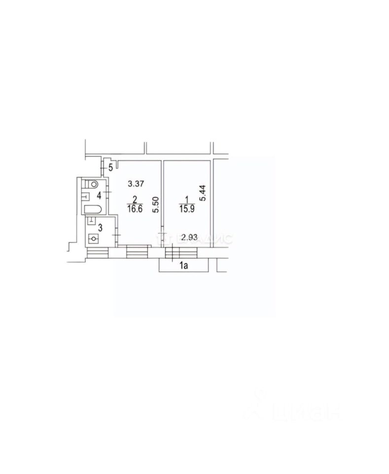 Продажа 2-комн квартиры на вторичном рынке Ленинский проспект, 93К4