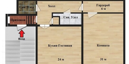 1-комн квартира Невский пр-кт,  д. 32-34