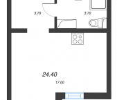 Продать Квартиры в новостройке Санкт-Петербург г., Муринская дор.   29.7