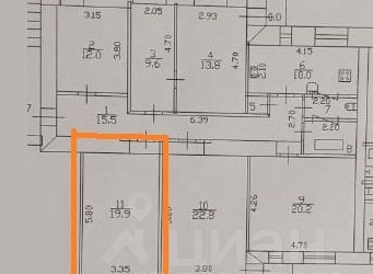 Комната Колпино, улица Труда, 20/7