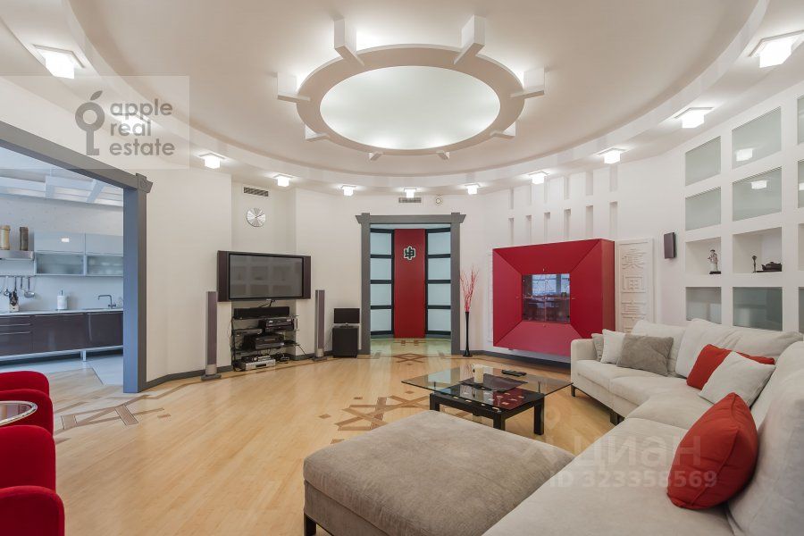 Аренда 3-комн квартиры на вторичном рынке 1-й Смоленский переулок, 17