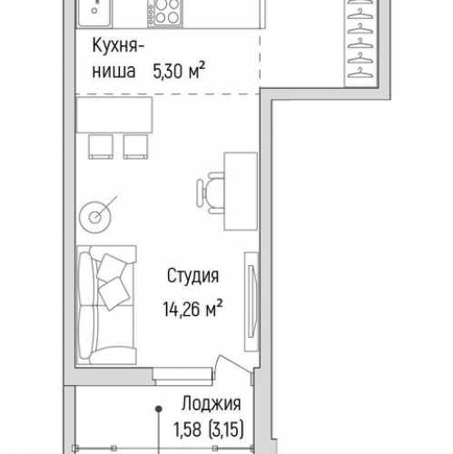 Студия Ильинское-Усово п., Новорижское ш.,  к. 2