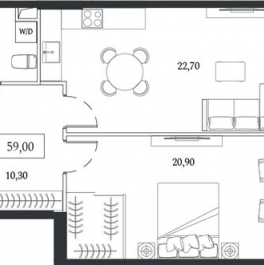 Продажа 2-комн квартиры на вторичном рынке Андропова пр-кт,  д. 9/1 к2