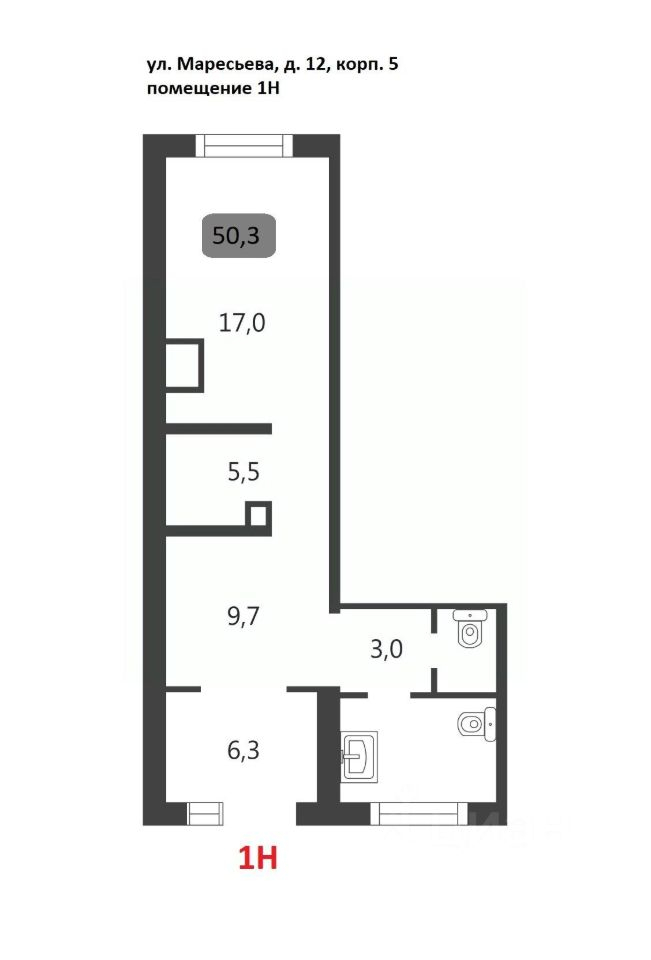 Продажа ПСН Маресьева ул,  д. 12 к5