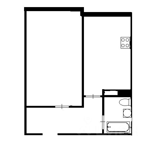 Аренда 1-комн квартиры на вторичном рынке Московский проспект, 183-185