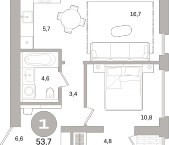 Продать Квартиры в новостройке Санкт-Петербург г., Головнина б-р   3-1