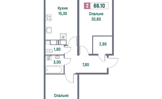 Продажа 2-комн квартиры на вторичном рынке Муринское городское поселение, , Мурино, Ручьевский пр-кт,  д. 1/24
