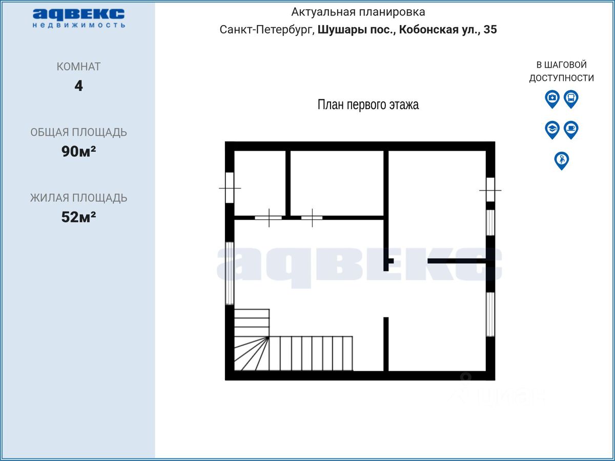 Продажа дома пос. Шушары, Новая Ижора кв-л, улица Кобонская,  д. 35