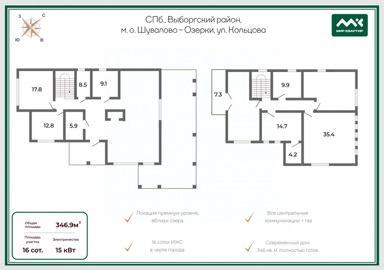 Продажа дома улица Кольцова, 3