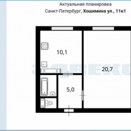 Продажа 1-комн квартиры на вторичном рынке улица Хошимина