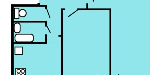 2-комн квартира улица Малышева, 3