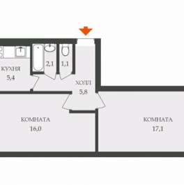 Продажа 2-комн квартиры на вторичном рынке Ломоносов г, Швейцарская ул,  д. 10