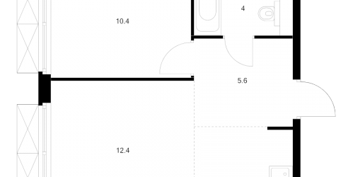 1-комн квартира Москва г., Заречная ул.,  к. 2.2.2