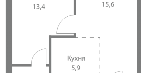 1-комн квартира Сколковское ш,  к. 4