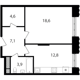 Продажа 1-комн квартиры в новостройке Москва г., Варшавское ш., к. 1 Продажа 1-комн квартиры в новостройке Москва г., Варшавское ш., к. 1