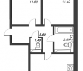 Продать Квартиры в новостройке Ковалево п., Поперечная ул.   15