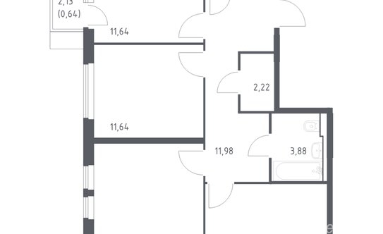 Продажа 3-комн квартиры на вторичном рынке Любучанская ул,  д. 1