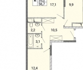 Продать Квартиры вторичка Железнодорожный, улица Поликахина   